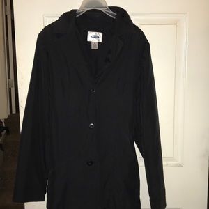 Black trench coat